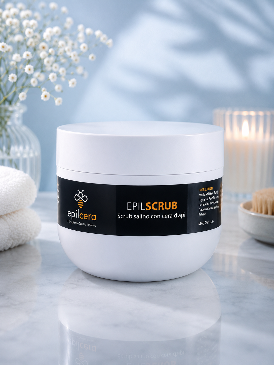 Epil Scrub- Scrub Corpo Pre-Epilazione – 250 ml Esfoliazione professionale