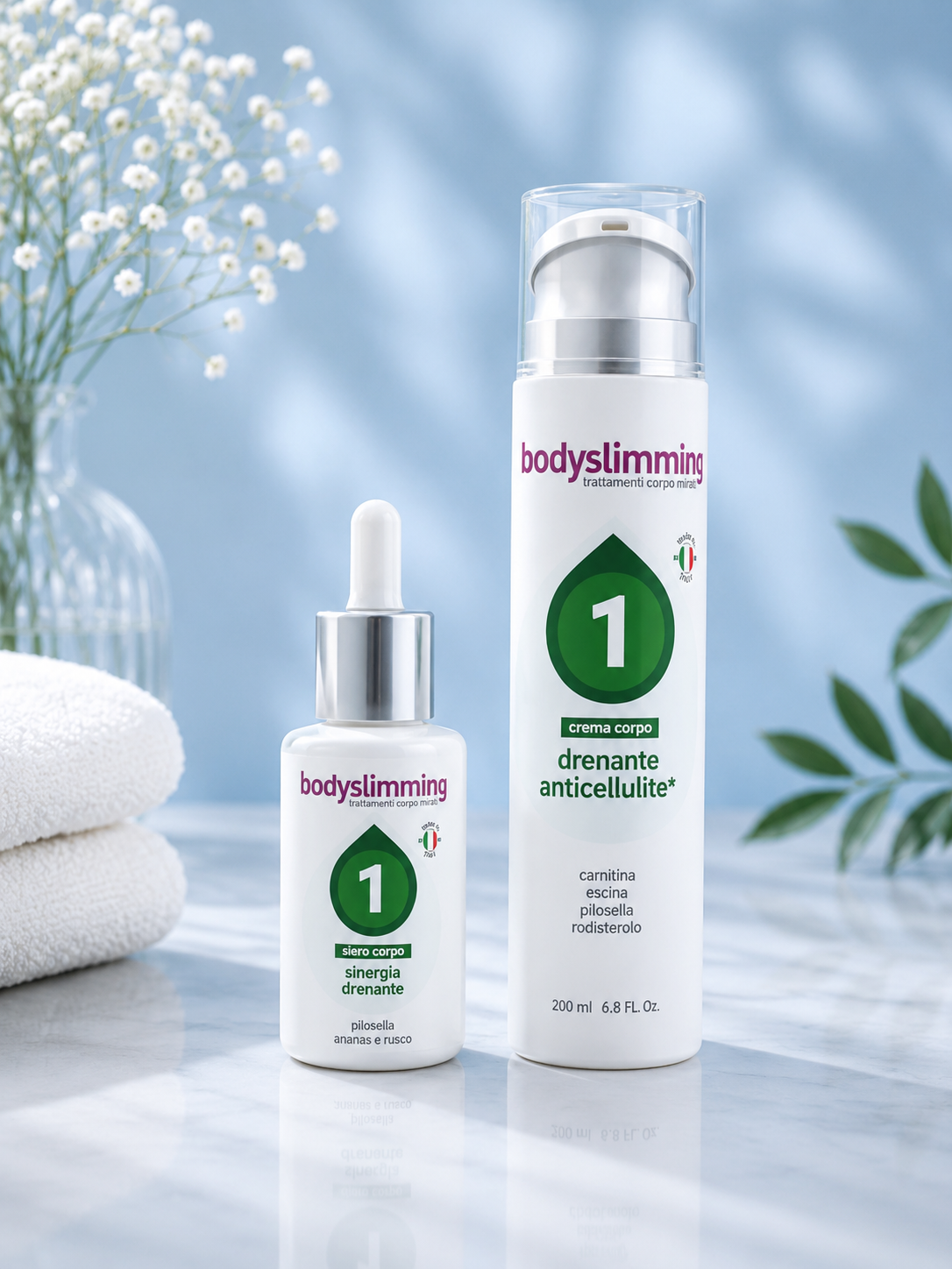 Kit Bodyslimming 1 - Siero+ Crema Anticellulite/Drenante