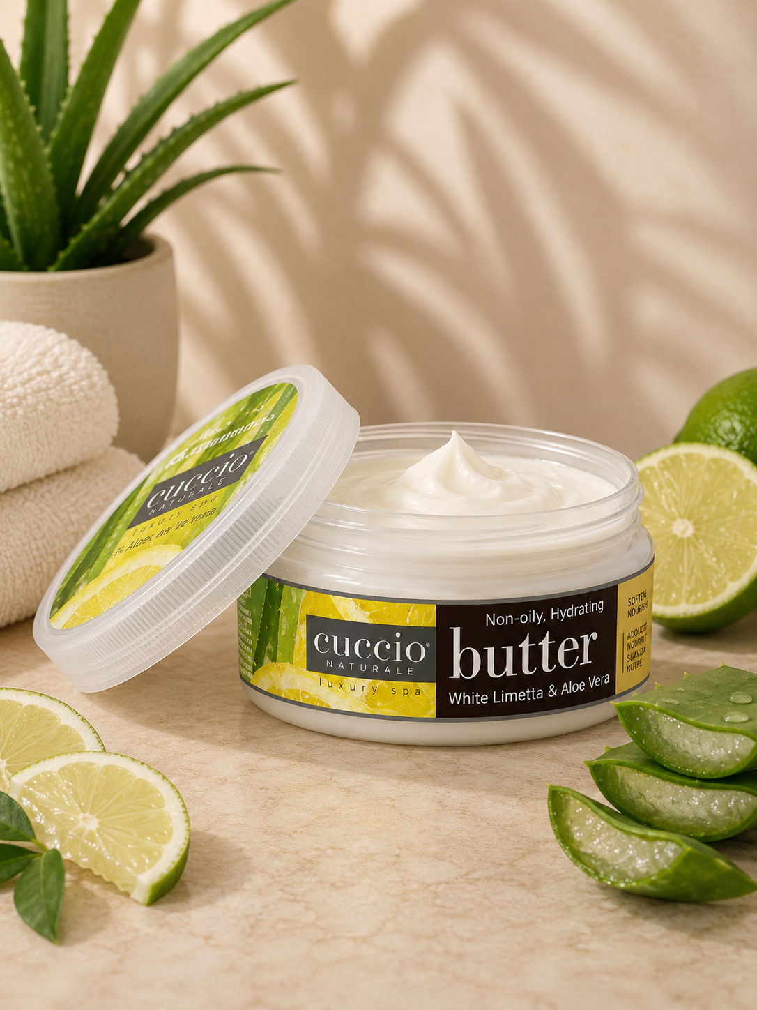 Cuccio Burro Limetta Aloe - Crema Corpo Idratante – Lenitiva e Rinvigorente