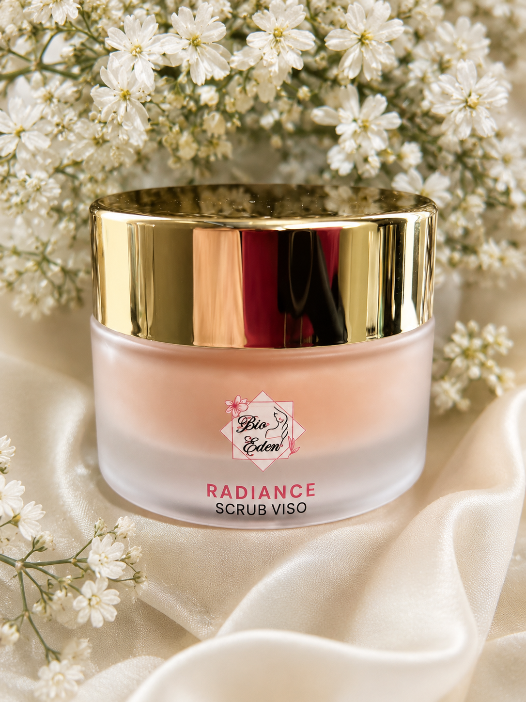 Radiance Scrub Viso Esfoliante a Tripla Azione – Enzimatica, Chimica e Meccanica | Bio Eden