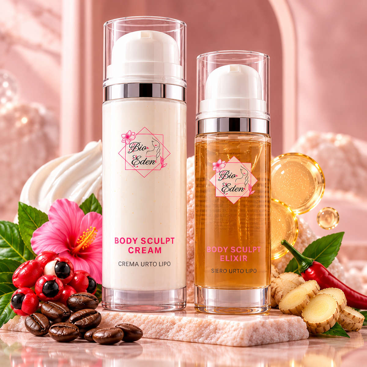 Kit Bioeden Sculp:  ELIXIR + SCULP CREAM